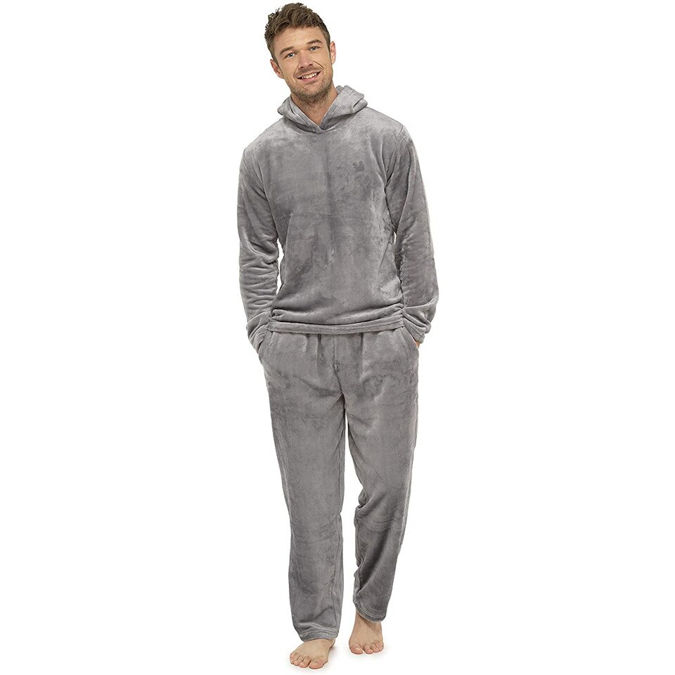 Pyjama peluche polaire en filou pour homme_2