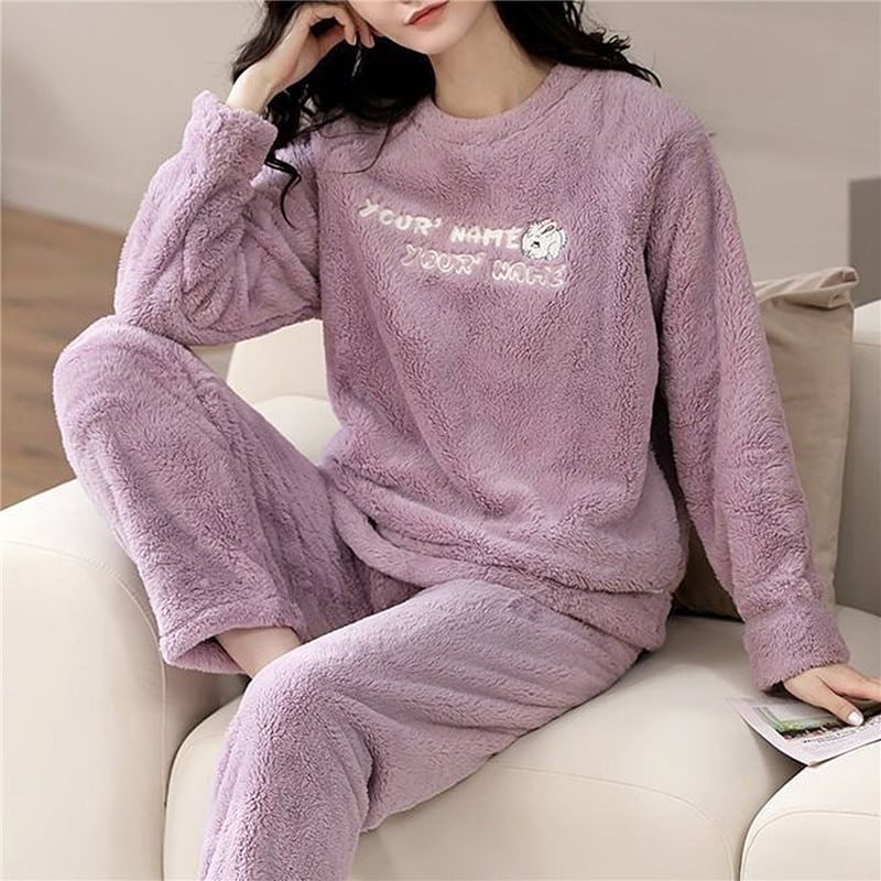 Pyjamas flanelle coréenne pour adolescent nouveau modèle