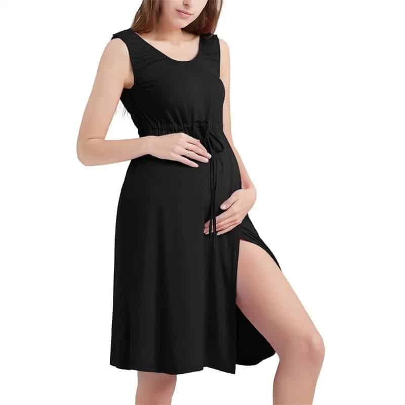 Pyjama De Maternité Essentials - Haut Et Short En Modal Ultra Doux - Confort Grossesse Et Allaitement