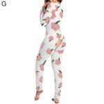Combinaison pyjama de noël sexy avec découpe fonctionnelle_5