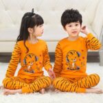 Ensemble de pyjama en coton pour enfants à motif panda_12