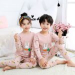 Ensemble de pyjama en coton pour enfants à motif panda_17