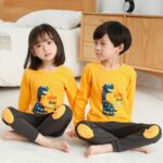 Ensemble de pyjama en coton pour enfants à motif panda_18