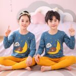 Ensemble de pyjama en coton pour enfants à motif panda_23