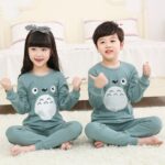 Ensemble de pyjama en coton pour enfants à motif panda_7