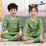 Ensemble de pyjama en coton pour enfants à motif panda_9