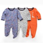 Ensemble pyjama à manches longues en coton pour bébé_21