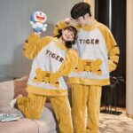 Ensemble pyjama tigre en coton pour adulte_11
