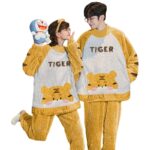 Ensemble pyjama tigre en coton pour adulte_6