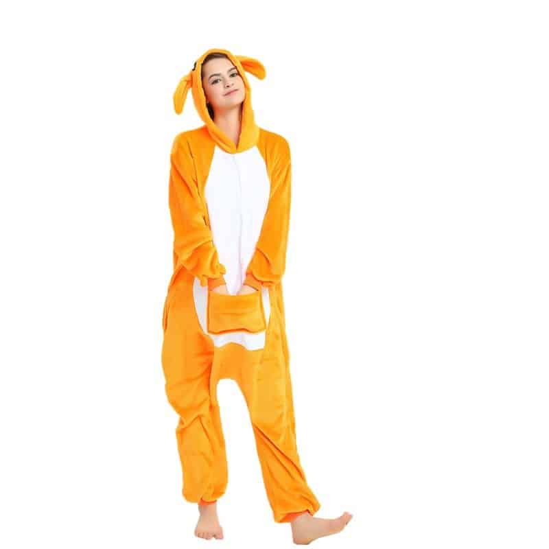 Magnifique pyjama kangourou grenouillère à capuche_1