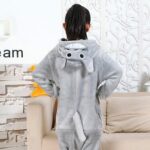 Pyjama chaud tigre pour enfants en polyester_10