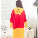 Pyjama d'hiver à motif Panda en polyester pour femmes_23