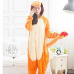 Pyjama d'hiver à motif Panda en polyester pour femmes_32