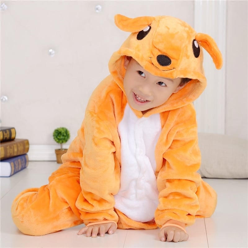 Pyjama de nuit pour enfants costume cosplay kangourou_1