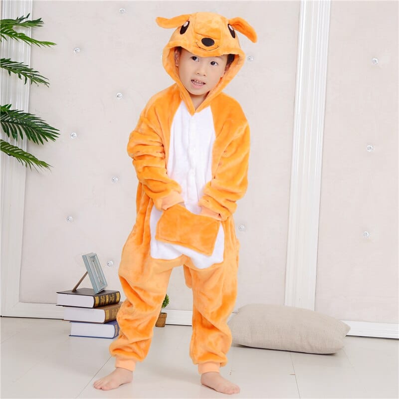 Pyjama de nuit pour enfants costume cosplay kangourou_3