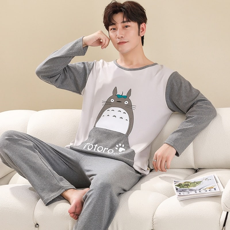 Pyjama en coton pour Couple avec motif imprimé chat Chine XXXL