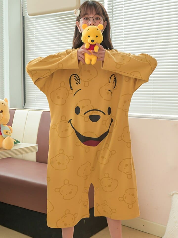 Pyjama en coton pour femme à motif Roi lion_4