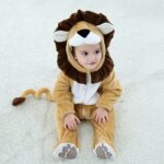 Pyjama en flanelle confortable pour bébé en forme du roi lion_6