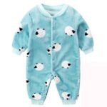 Pyjama en flanelle polaire douce pour bébé_10
