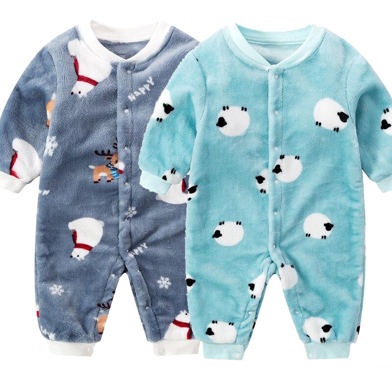 Pyjama en flanelle polaire douce pour bébé