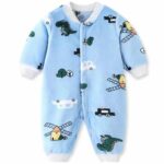 Pyjama en flanelle polaire douce pour bébé_8