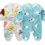 Pyjama en flanelle polaire douce pour bébé_9