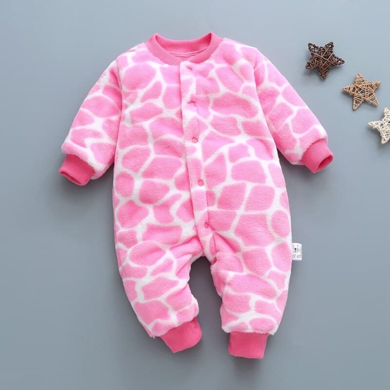 Pyjama en polyester à manches longues polaire pour bébé