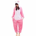 Pyjama en polyester en forme de loup pour adultes_22