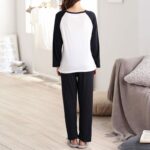 Pyjama imprimé Panda pour hommes et femmes en polyester_8