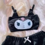 Pyjama japonais chat en coton pour femmes_6