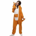 Pyjama kangourou en flanelle chaude à capuche_6
