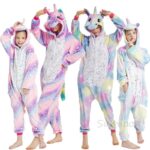 Pyjama loup d'hiver pour garçons et filles en coton_6
