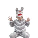 Pyjama loup en peluche pour enfants_22