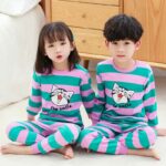 Pyjama ours deux pièces à manches longues pour enfant_19