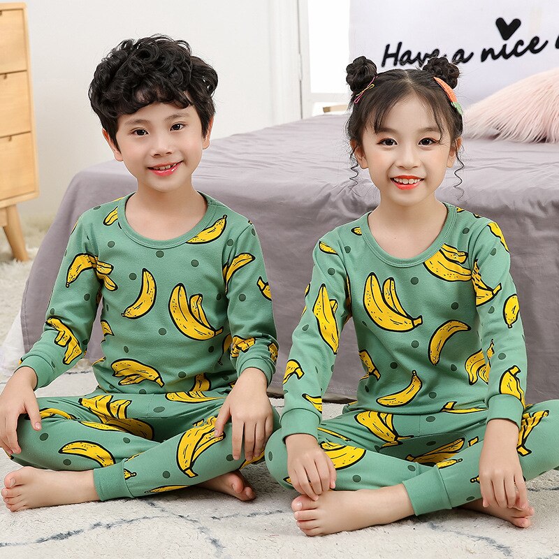 Pyjama ours deux pièces à manches longues pour enfant