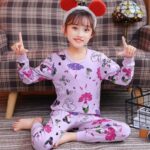 Pyjama ours mignon pour enfant à manches longues_14
