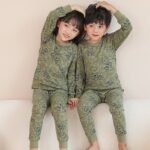 Pyjama ours mignon pour enfant à manches longues_34