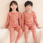 Pyjama ours mignon pour enfant à manches longues_35