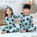 Pyjama ours mignon pour enfant à manches longues_37