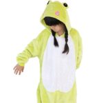 Pyjama panda avec capuche pour enfants en polyester_13