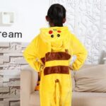 Pyjama panda avec capuche pour enfants en polyester_9