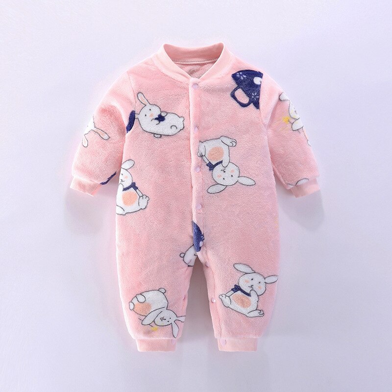 Pyjama polaire d'hiver en flanelle peluche pour bébé