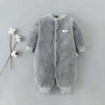Pyjama polaire d'hiver en flanelle peluche pour bébé_25
