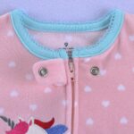 Pyjama polaire épais et chaud en coton pour bébé_5