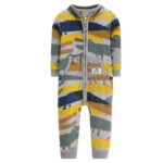 Pyjama polaire épais et chaud en coton pour bébé_7