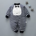 Pyjama polaire épais pour bébé en coton_12