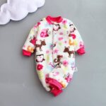 Pyjama polaire épais pour bébé en coton_13