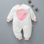 Pyjama polaire épais pour bébé en coton_5