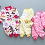 Pyjama polaire épais pour bébé en coton_9