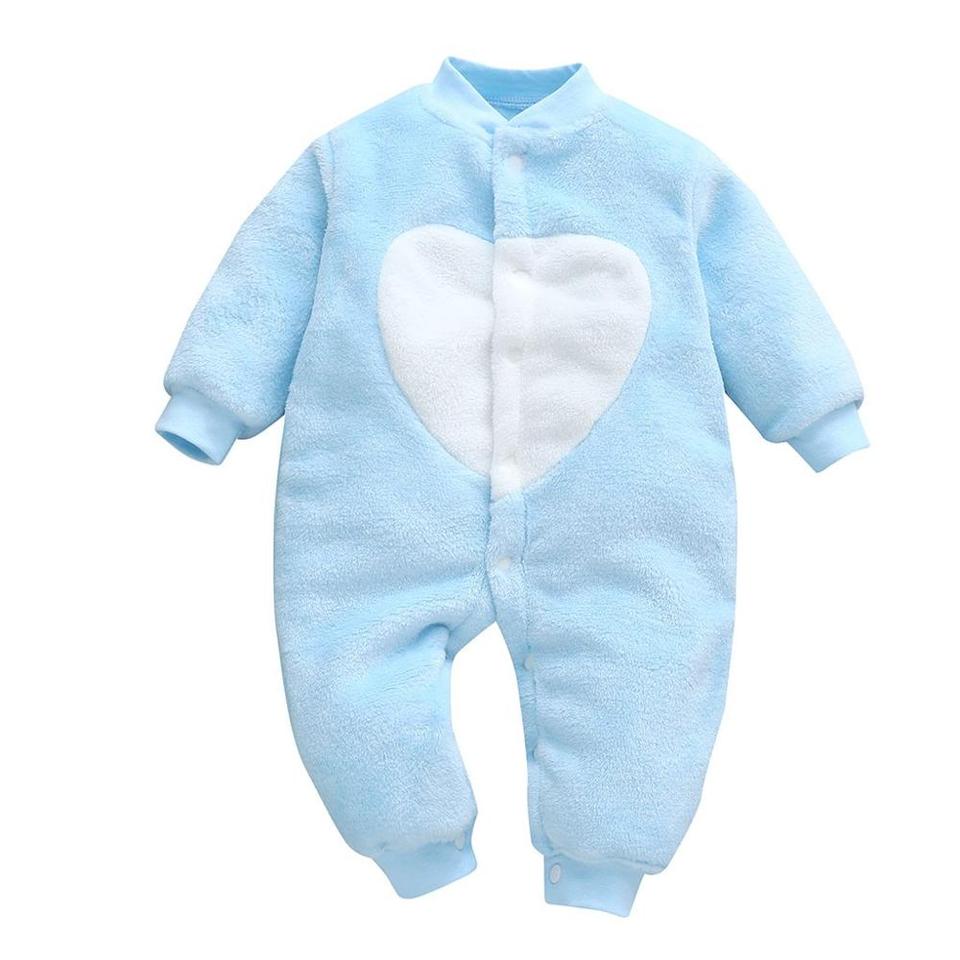 Pyjama polaire épaisse pour bébé en coton_3